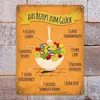 Metallschild mit Rezept zum Glück Motiv Blechschild Schild Produktbild-Vorschau 7