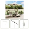 The Living Store Parasol 200 x 300 cm piaskowy biały Podgląd zdjęcia produktu 9