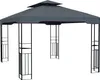 paramondo Deluxe Gartenpavillon, 4 x 3 m, anthrazit Produktbild-Vorschau 1