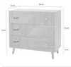 CALICOSY - Commode 3 tiroirs façades lamellées EDEN Voir les images du produit 9
