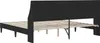 vidaXL Bedframe met hoofdeinde, zwart, 200 x 200 cm, Productafbeelding-voorbeeld 6