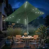 Aopunly Sonnenschirm Ø300x200cm mit LED, UV-Schutz, Kurbel Produktbild-Vorschau 7