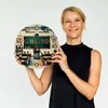 Schulkind Wanduhr aus MDF Produktbild-Vorschau 2