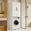 Skříňka do koupelny Merax pro pračku, skříňka na pračku se Náhled obrázku produktu 3