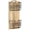 vidaXL Wandgemonteerde tijdschriftenhouder, 33x10x67 cm, Productafbeelding-voorbeeld 5