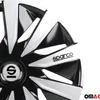 Sparco Radkappen Lazio 15 Zoll ABS schwarz / silber 4er Set Produktbild-Vorschau 13