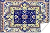 MuchoWow® Poster Perserteppich - Teppich - Muster - Blau Produktbild-Vorschau 1