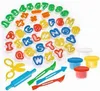 Simba 106325377 - Art und Fun Knetset, ABC und Zahlen, Produktbild-Vorschau 1