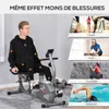 HOMCOM Vélo d'appartement semi-allongé vélo couché Voir les images du produit 6