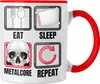 Trendation - Eat Sleep Metalcore Repeat Tasse Geschenk Produktbild-Vorschau 1