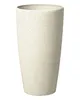 BELIANI Blumenkübel Beige 31 x 31 x 58 cm mit schlanker Produktbild-Vorschau 1