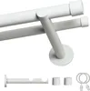 A product shot of a double curtain rod set with accessories. Produktbild-Vorschau