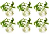 Set van 6 glazen bloempotten om aan de muur te hangen Productafbeelding-voorbeeld 1