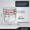 WELLGRO Einmachgläser mit Bügelverschluss rund 255ml - Produktbild-Vorschau 2