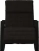 houpací křeslo vidaXL Black Fabric Náhled obrázku produktu 3