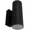 LED Wandleuchte doppelt rund - GU10 Fassung - IP44 - Produktbild-Vorschau 1