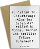 Mr. & Mrs. Panda Grußkarte Spruch 72. Geburtstag - Weiß - Produktbild-Vorschau 1
