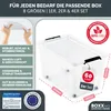 BOXXivo Aufbewahrungsbox 60L mit Deckel  im 2er Set – Produktbild-Vorschau 2