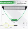 COSTWAY Badminton-Set mit Schlägern, tragbares Produktbild-Vorschau 2