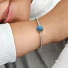 Pandora 797012ENMX Charm Blue Wellen Sterling Silber Produktbild-Vorschau 4