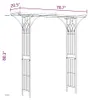 vidaXL Arco da giardino 200 x 52 x 204 cm Anteprima dell’immagine prodotto 6
