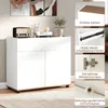 COSTWAY Sideboard, Küchenschrank mit Arbeitsplatte, Produktbild-Vorschau 7