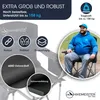 Hikemeister® XXL Campingstuhl, klappbarer Faltstuhl Produktbild-Vorschau 3