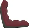 A side view of a burgundy and gray floor chair. Produktbild-Vorschau