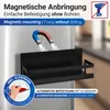WENKO Magnetisches Gewürzregal Ima Schwarz 30 x 12 x 11 cm Produktbild-Vorschau 3