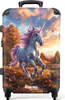 NoBoringSuitcases.com® Großer Koffer - Galoppierendes Produktbild-Vorschau 1