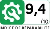 A repairability index rating with a score of 9.4 out of 10, featuring a gear and wrench icon. Anteprima dell’immagine prodotto