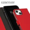 Funda de Cuero Auténtico tipo Libro para Apple iPhone 15 - Vista previa de la imagen del producto 4