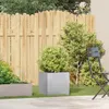 vidaXL Pflanzgefäß 40x40x40 cm Stahl verzinkt Produktbild-Vorschau 3