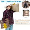 LZQ 2 Stück WPC Pflanzenroller 30x30 cm 100 kg Tragkraft, Produktbild-Vorschau 7