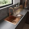 Lavello Rea Leo 50 3 Accessori Rame Spazzolato Anteprima dell’immagine prodotto 3