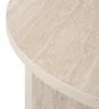 Konferenčný stolík ANAYA, priemer 40 x 50 cm, béžová farba Náhľad obrázku produktu 2