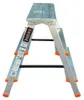 Escabeau 3 marches Marche-pied Aluminium Charge 125 kg Voir les images du produit 3