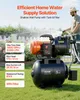 VEVOR Hauswasserwerk 1,1 kW 5300 L/h Jetpumpe mit 19 L Produktbild-Vorschau 2
