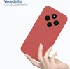 A hand holding a red phone case. Produktbild-Vorschau