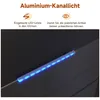 SONNI 55x35x172cm Vitrinenschrank mit LED beleuchtung und Produktbild-Vorschau 9