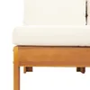 6-tlg. Garten-Sofagarnitur mit Kissen Massivholz Akazie Produktbild-Vorschau 10