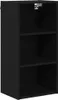 vidaXL Černá dubová nástěnná skříňka 40 x 29,5 x 80 cm Náhled obrázku produktu 1