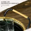 Outsunny, vozík na obsluhu, ratanový zahradní vozík, vozík Náhled obrázku produktu 7