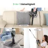 A collage showing a vacuum cleaner being used in different scenarios. Podgląd zdjęcia produktu