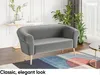 MEBLINI Mini Sofa 2-Sitzer für Wohnzimmer - Mini Lounge für Produktbild-Vorschau 2