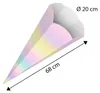 URSUS Schultüten Bastelset Easy Line Rainbow Regenbogen Produktbild-Vorschau 4