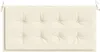 vidaXL Záhradná lavička Cream 120x50x3 cm Oxford Fabric Náhľad obrázku produktu 4
