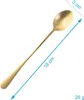 Intirilife 6er Set Löffel aus Edelstahl in Gold - 19 cm Produktbild-Vorschau 2
