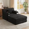 okwish Einzel Sofa mit 4 Seitentaschen und Getränkehaltern, Produktbild-Vorschau 2