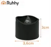 Ruhhy 26128 Set de bougies LED à piles 3,6 cm, 12 pcs, noir Voir les images du produit 6